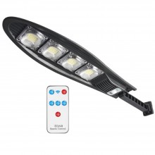 Lampa Solara EDAR Pentru Exterior Cu Panou Solar Incorporat, Telecomanda, Senzori de Miscare Si Lumina, Suport Montare Pe Per...