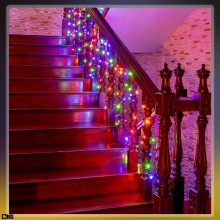 Instalatie Luminoasa SIKS De Craciun, Cu Baterii si Telecomanda, 5M, 50 LED, 8 Moduri de Iluminare, Pentru Interior Si Exteri...