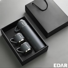 Termos EDAR Cu Interior Din Inox, Capacitate 500 ml, Cu Perete Dublu, Set Cu 2 Cani Extra, Inchidere Ermetica, Rezistent la R... Termos EDAR Cu Interior Din Inox, Capacitate 500 ml, Cu Perete Dublu, Set Cu 2 Cani Extra, Inchidere Ermetica, Rezistent la R...