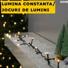 Instalatie De Craciun LED Cu Incarcare Solara EDAR, Liniara, Panou Solar Cu Tarus, Interior/Exterior, Rola 50 m, Lumina Const... Instalatie De Craciun LED Cu Incarcare Solara EDAR, Liniara, Panou Solar Cu Tarus, Interior/Exterior, Rola 50 m, Lumina Const...