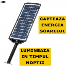 Lampa Solara Stradala COB Sau Gradina SIKS, Panou Solar, De Exterior, 544 LED COB, Lumina Neutra, Control Din Telecomanda, Cu... Lampa Solara Stradala COB Sau Gradina SIKS, Panou Solar, De Exterior, 544 LED COB, Lumina Neutra, Control Din Telecomanda, Cu...