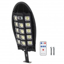 Lampa Solara Stradala Sau Gradina SIKS Cu Panou Solar De Exterior, 364 LED SMD, Lumina Neutra, Control Din Telecomanda, Cu Se...
