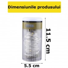 Ghirlanda Luminoasa Camping EDAR, Lanterna LED, Baterie Externa, 15 m Lungime, 4 Moduri de Lumini, RGB, Waterproof, Reincarca...