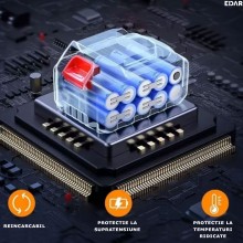 Acumulator De Rezerva Reincarcabil EDAR, 2 Pini, Compatibil Cu Motocoasa EDAR, Drujba, Aparat De Spalat Cu Presiune, Masina D... Acumulator De Rezerva Reincarcabil EDAR, 2 Pini, Compatibil Cu Motocoasa EDAR, Drujba, Aparat De Spalat Cu Presiune, Masina D...