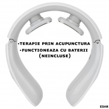 Aparat Inteligent De Masaj Cervical EDAR Cu Impuls Electromagnetic, Ajuta La Ameliorarea Durerilor De Gat Si Spate, 15 Nivelu...