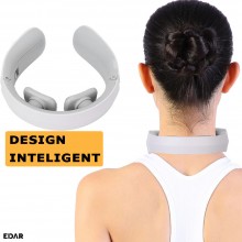 Aparat Inteligent De Masaj Cervical EDAR Cu Impuls Electromagnetic, Ajuta La Ameliorarea Durerilor De Gat Si Spate, 15 Nivelu...