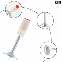 Set Cuie SIKS Tip Ciuperca Pentru Pistol, Cu Autopropulsare, 200 Bucati, 7.2 mm, Alb/Argintiu