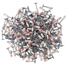 Set Cuie SIKS Tip Ciuperca Pentru Pistol, Cu Autopropulsare, 200 Bucati, 7.2 mm, Alb/Argintiu