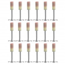 Set 200 x Cui Fixare EDAR, Autopropulsare, Pentru Pistol Manual, Model CIuperca, 7.2 mm, Alb/Argintiu