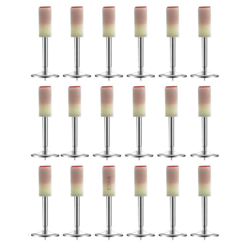 Set 200 x Cui Fixare EDAR, Autopropulsare, Pentru Pistol Manual, Model CIuperca, 7.2 mm, Alb/Argintiu