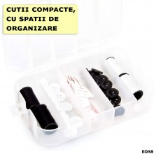 Trusa De Croitorie EDAR, Portabila, Cu 210 Accesorii, Ace Cusut, Ata, Nasturi, Cutii Organizare Detasabile, Maner Transport Trusa De Croitorie EDAR, Portabila, Cu 210 Accesorii, Ace Cusut, Ata, Nasturi, Cutii Organizare Detasabile, Maner Transport