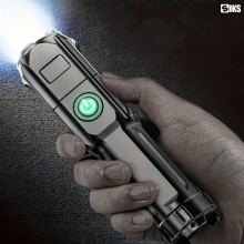 Lanterna Profesionala SIKS Din Aluminiu, Cu Lumina Reglabila, Focus Telescopic, 200 Metri Distanta, Led 36W, Waterproof IP44,...