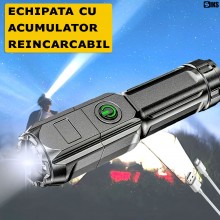 Lanterna Profesionala SIKS Din Aluminiu, Cu Lumina Reglabila, Focus Telescopic, 200 Metri Distanta, Led 36W, Waterproof IP44,... Lanterna Profesionala SIKS Din Aluminiu, Cu Lumina Reglabila, Focus Telescopic, 200 Metri Distanta, Led 36W, Waterproof IP44,...