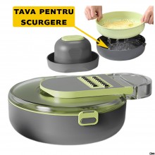 Feliator De Legume Si Fructe 9 In 1 SIKS, Multifunctional, Pentru Ceapa, Rosii, Cartofi, Tocator De Alimente Cu Tava De Scurg... Feliator De Legume Si Fructe 9 In 1 SIKS, Multifunctional, Pentru Ceapa, Rosii, Cartofi, Tocator De Alimente Cu Tava De Scurg...