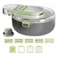 Feliator De Legume Si Fructe 9 In 1 SIKS, Multifunctional, Pentru Ceapa, Rosii, Cartofi, Tocator De Alimente Cu Tava De Scurg... Feliator De Legume Si Fructe 9 In 1 SIKS, Multifunctional, Pentru Ceapa, Rosii, Cartofi, Tocator De Alimente Cu Tava De Scurg...