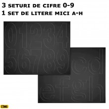 Numar De Casa Sau Poarta Cu Incarcare Solara SIKS M2 Cu Iluminare Automata, Inox, Baterie Reincarcabila, Pornire Oprire Autom...