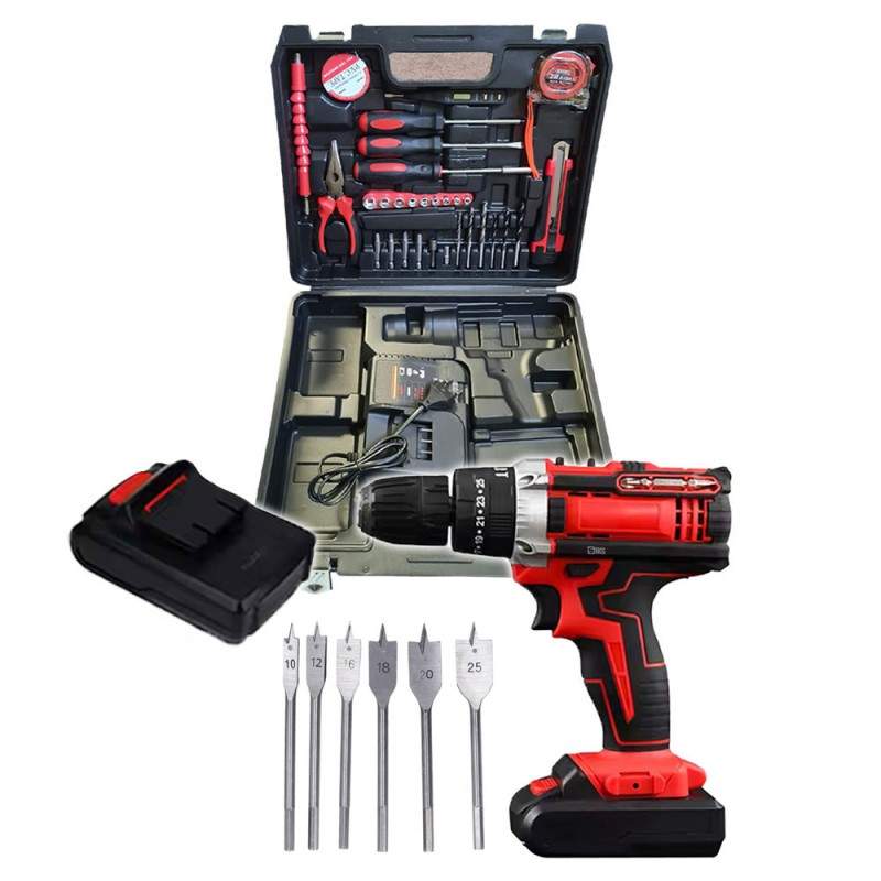 Trusa Bormasina Cu Percutie SIKS, Cu 40 De Accesorii, 2 Acumulatori De 36V Inclusi, Autofiletanta, Mod Infiletat, Mod Gaurit ... Trusa Bormasina Cu Percutie SIKS, Cu 40 De Accesorii, 2 Acumulatori De 36V Inclusi, Autofiletanta, Mod Infiletat, Mod Gaurit ...