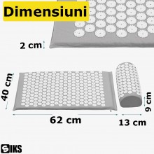 Set Saltea Si Perna SIKS Presopunctura, Pentru Dureri Musculare Si De Spate, Reduce Tensiunea Musculara, Husa Detasabila, Gea... Set Saltea Si Perna SIKS Presopunctura, Pentru Dureri Musculare Si De Spate, Reduce Tensiunea Musculara, Husa Detasabila, Gea...