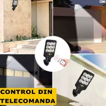 Lampa Solara De Exterior SIKS, Cu Panou Solar, 63 Led COB Cu Amplificare Lumina Pentru Gradina, Alee, Intrare Casa, Lampa Cu ...