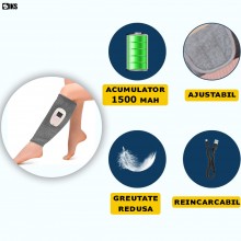Aparat De Masaj SIKS Pentru Picioare, Cu Incalzire Si Functie De Compresie Cu Aer, 6 Trepte De Intensitate, 2 Niveluri De Tem...