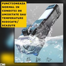 Lanterna LED SIKS, Echipata Cu Ciocan De Siguranta Si Cutter, Magnetica, Incarcare USB, Acumulator, 300 lm, Rezistenta La Umi...