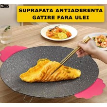 Gratar Electric Coreean SIKS Cu Plita Japoneza, Cu Acoperire Antiaderenta, 27.5 cm, 220 V, Gatire fara Ulei, Aluminiu, Negru/... Gratar Electric Coreean SIKS Cu Plita Japoneza, Cu Acoperire Antiaderenta, 27.5 cm, 220 V, Gatire fara Ulei, Aluminiu, Negru/...