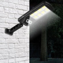 Lampa Solara De Exterior SIKS, Cu Panou Solar, 120 Led, Pentru Gradina, Alee, Intrare Casa, Lampa Cu Leduri Cob, Lumina Neutr...