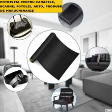Folie Din Piele Ecologica SIKS, Autoadeziva, Pentru Reparatie Canapea, Fotolii, Scaune, Interior Autoturism, Dimensiune 75 x ...