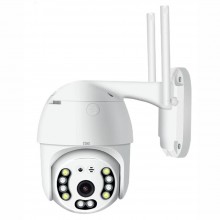 Camera De Supraveghere Video WIFI SIKS, 8 MP, Exterior/Interior IP66, Voce, Alarma, 4 X Zoom, Rotire, Leduri Lumina, Comunica...