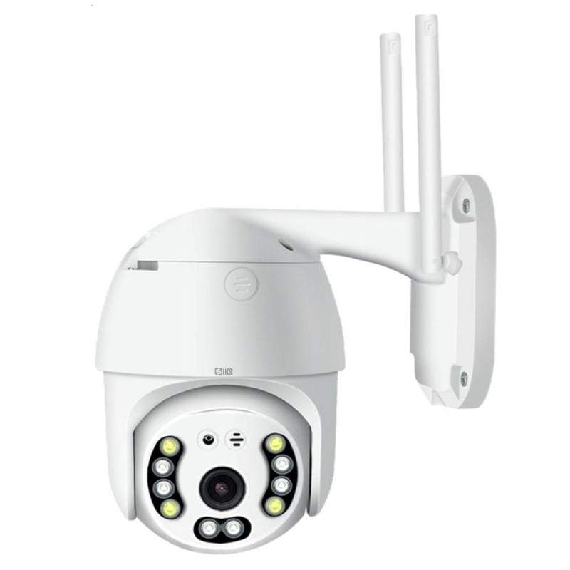 Camera De Supraveghere Video WIFI SIKS, 8 MP, Exterior/Interior IP66, Voce, Alarma, 4 X Zoom, Rotire, Leduri Lumina, Comunica...