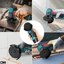 Mini Flex Electric Portabil SIKS Cu Acumulator, Polizor Unghiular Cu Disc 76 MM, Design Compact, Autonomie Mare, 750W, 2 Acum...