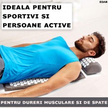 Saltea Si Perna Presopunctura EDAR, Ajuta La Stimularea Musculaturii, Imbunatatesc Circulatia Sangelui, Amelioreaza Stresul, ...