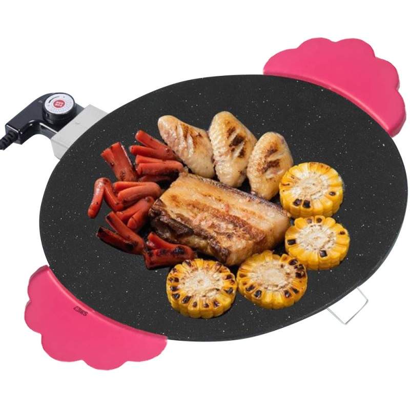 Gratar Electric Coreean SIKS Cu Plita Japoneza, Cu Acoperire Antiaderenta, 27.5 cm, 220 V, Gatire fara Ulei, Aluminiu, Negru/... Gratar Electric Coreean SIKS Cu Plita Japoneza, Cu Acoperire Antiaderenta, 27.5 cm, 220 V, Gatire fara Ulei, Aluminiu, Negru/...