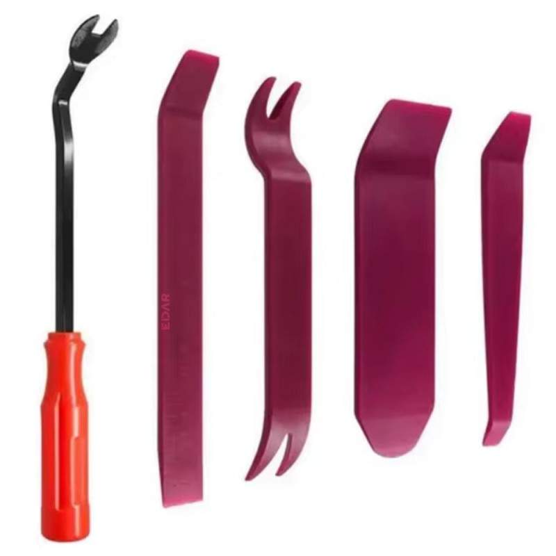 Scule Pentu Demontare Interior Auto EDAR, Set 5 Piese, Leviere Din Plastic Pentru Cleme Auto Si Uz General, Design Ergonomic,... Scule Pentu Demontare Interior Auto EDAR, Set 5 Piese, Leviere Din Plastic Pentru Cleme Auto Si Uz General, Design Ergonomic,...