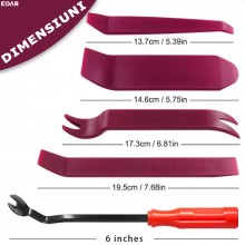 Scule Pentu Demontare Interior Auto EDAR, Set 5 Piese, Leviere Din Plastic Pentru Cleme Auto Si Uz General, Design Ergonomic,... Scule Pentu Demontare Interior Auto EDAR, Set 5 Piese, Leviere Din Plastic Pentru Cleme Auto Si Uz General, Design Ergonomic,...