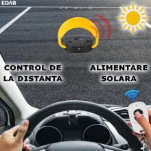 Blocator Parcare Automat EDAR Cu Panou Solar, Anti Furt, Rabatabil, Alimentare Solara, Control de la Distanta, Telecomanda Si...