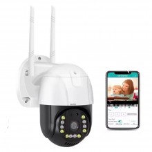 Camera De Supraveghere 4G WiFi EDAR, Control Aplicatie Telefon, 3 MP, Pentru Exterior/Interior, Grad Protectie IP66, 4 x Zoom...