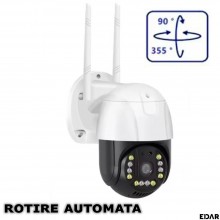 Camera De Supraveghere 4G WiFi EDAR, Control Aplicatie Telefon, 3 MP, Pentru Exterior/Interior, Grad Protectie IP66, 4 x Zoom...