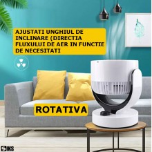 Aeroterma Electrica 2 in 1 SIKS, Cu Incalzire Si Racire, Termostat Reglabil, 2 Viteze, 220V, Putere 2000W, Functie Ventilator... Aeroterma Electrica 2 in 1 SIKS, Cu Incalzire Si Racire, Termostat Reglabil, 2 Viteze, 220V, Putere 2000W, Functie Ventilator...