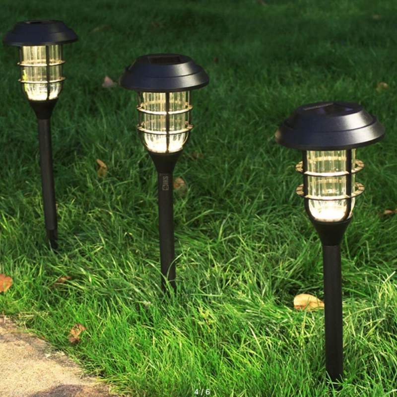 Set 6 Lampi Solare SIKS De Exterior Decorative Pentru Gradina Cu Incarcare Solara De Tip Felinar, Cu Tarus, Senzor De lumina,... Set 6 Lampi Solare SIKS De Exterior Decorative Pentru Gradina Cu Incarcare Solara De Tip Felinar, Cu Tarus, Senzor De lumina,...