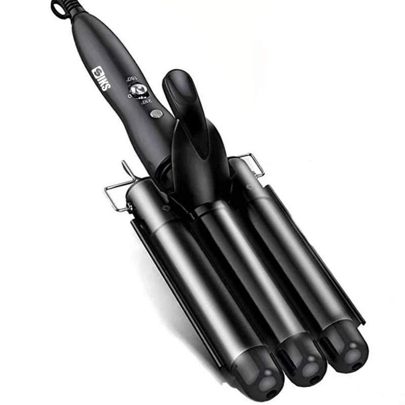 Ondulator ceramic SIKS, Invelis Ceramica, Temperatura Maxima 210℃, Incalzire 28 Secunde, Negru
