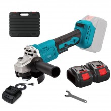 Polizor Unghiular Cu Acumulator Profesional SIKS, Flex Portabil Cu 2 Acumulatori De 48V, 8500 RPM, 5000mAh, Indicator Baterie...