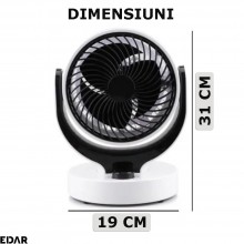 Ventilator Electric EDAR Cu Functie De Incalzire/Racire, Tip Aeroterma 2 In 1, 2000 W, Alimentare Priza, Doua Niveluri, Silen... Ventilator Electric EDAR Cu Functie De Incalzire/Racire, Tip Aeroterma 2 In 1, 2000 W, Alimentare Priza, Doua Niveluri, Silen...