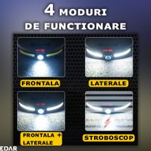 Lanterna frontala LED EDAR, Model JS920, Pentru Cap, Profesionala, 3 Surse De Iluminare, Alimentare USB, 4 Moduri Lumina, Mod... Lanterna frontala LED EDAR, Model JS920, Pentru Cap, Profesionala, 3 Surse De Iluminare, Alimentare USB, 4 Moduri Lumina, Mod...