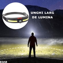 Lanterna frontala LED EDAR, Model JS920, Pentru Cap, Profesionala, 3 Surse De Iluminare, Alimentare USB, 4 Moduri Lumina, Mod... Lanterna frontala LED EDAR, Model JS920, Pentru Cap, Profesionala, 3 Surse De Iluminare, Alimentare USB, 4 Moduri Lumina, Mod...
