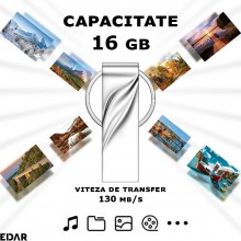 Stick Memorie USB EDAR, Viteza Mare De Transfer, Metal, Rezistent La Apa, Lovituri, Socuri, Zgarieturi, USB 3.1, Capacitate 1... Stick Memorie USB EDAR, Viteza Mare De Transfer, Metal, Rezistent La Apa, Lovituri, Socuri, Zgarieturi, USB 3.1, Capacitate 1...