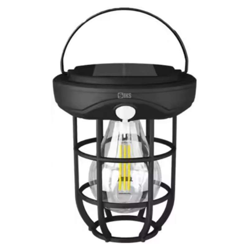 Lampa Solara Portabila SIKS De Tip Felinar, Posibilitate Prindere Perete Pentru Lumina Decorativa, 3 Led Cob, Cu Maner Rabata...