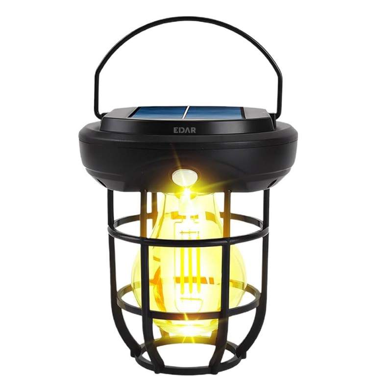 Felinar Solar Portabil EDAR, Lampa De Exterior Cu Panou Solar Incorporat, Prindere Pe Perete Sau Agatare, Pentru Casa, Terasa... Felinar Solar Portabil EDAR, Lampa De Exterior Cu Panou Solar Incorporat, Prindere Pe Perete Sau Agatare, Pentru Casa, Terasa...