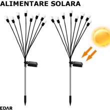 Set 2 x Lampa Solara Decorativa EDAR, Impermeabila, Efect De Licurici, Doua Moduri De Lumina, Fixare In Pamant, Tarus Inclus,... Set 2 x Lampa Solara Decorativa EDAR, Impermeabila, Efect De Licurici, Doua Moduri De Lumina, Fixare In Pamant, Tarus Inclus,...