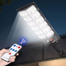 Lampa Solara EDAR Pentru Exterior, Iluminat Stradal Sau Gradina, Model W789A6, 360 Led SMD, Lumina Neutra, Senzori De Miscare...